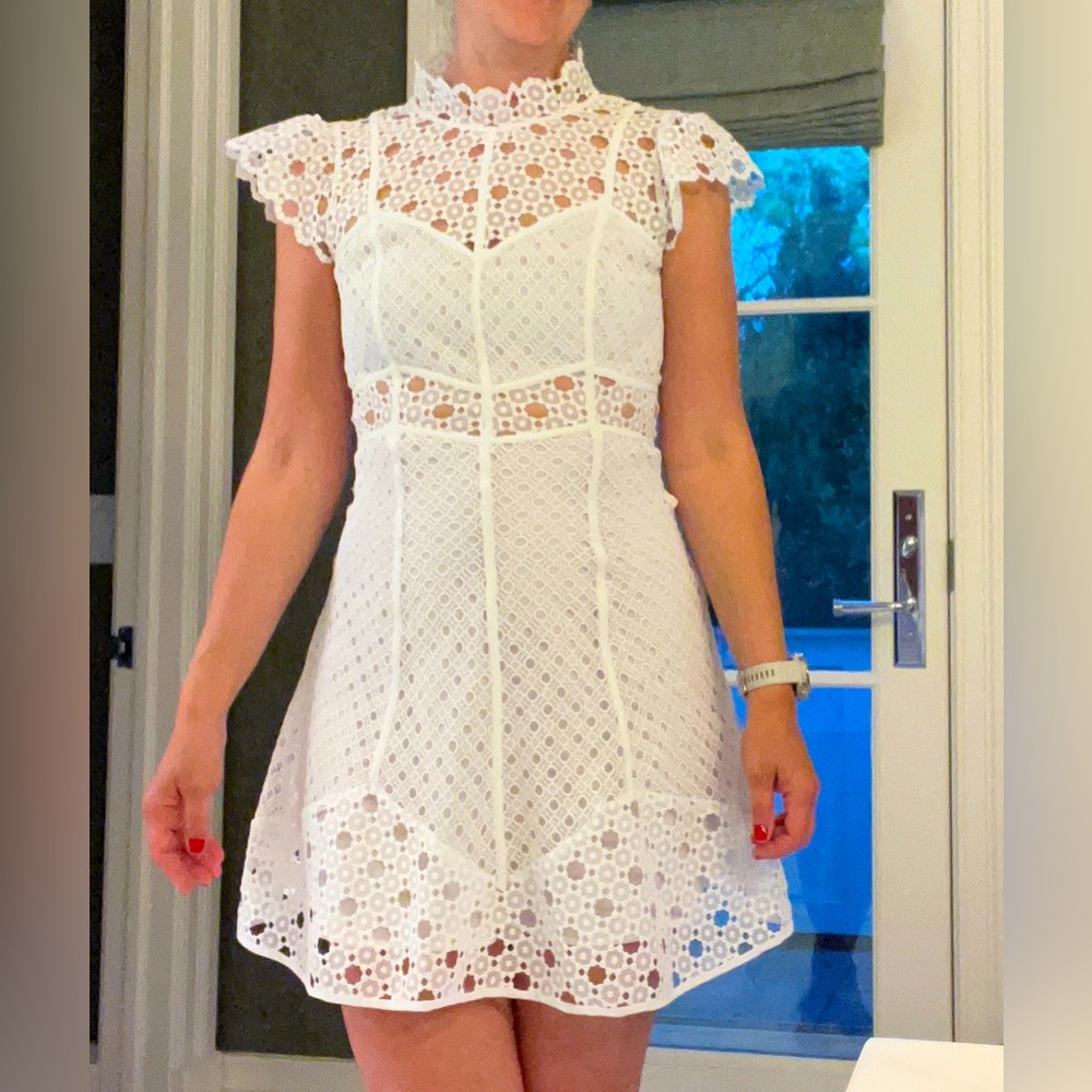 Sandro summer White Lace Dress